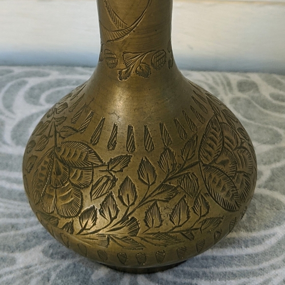 Vintage Etched Brass Case From India - Picture 3 of 8